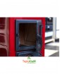 Печь MBS Happy red 6 кВт верхнее подключение дымохода