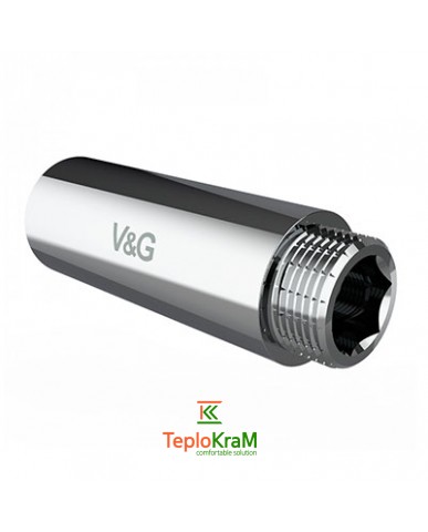 Удлинитель хромированный V&G VALOGIN, ВхН 1", 25 мм (VG-210128)