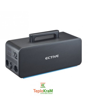 Портативная зарядная станция ECTIVE BlackBox 15, 58 А/час, 25,6 В, 1497 Вт (заряд от розетки 8:59 час. до 100%)