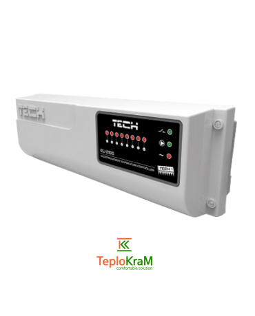 Проводной контроллер термостатических клапанов TECH L-5, 8 зон