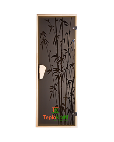 Двери для сауны Бамбуковый лес TESLI 1900x700 мм