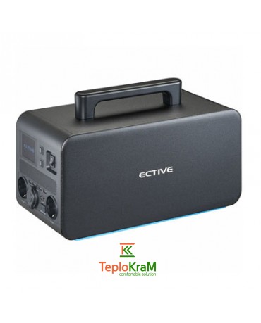 Портативная зарядная станция ECTIVE BlackBox 10, 40 А/час, 25,6 В, 1036 Вт (заряд от розетки 6:13 час. до 100%)