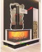 Вентиляційна решітка Р2 Light з декорацією 175x195 графіт Darco
