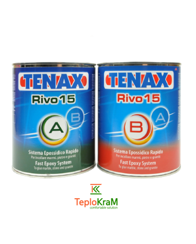 Клей эпоксидный Rivo 15 A + B (1+1 л) бежевый Tenax