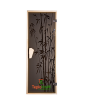 Двери для сауны Бамбуковый лес TESLI 1900x700 мм