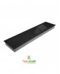 Вентиляционная решетка Kratki 70C/FRESH 17x70 см, черная