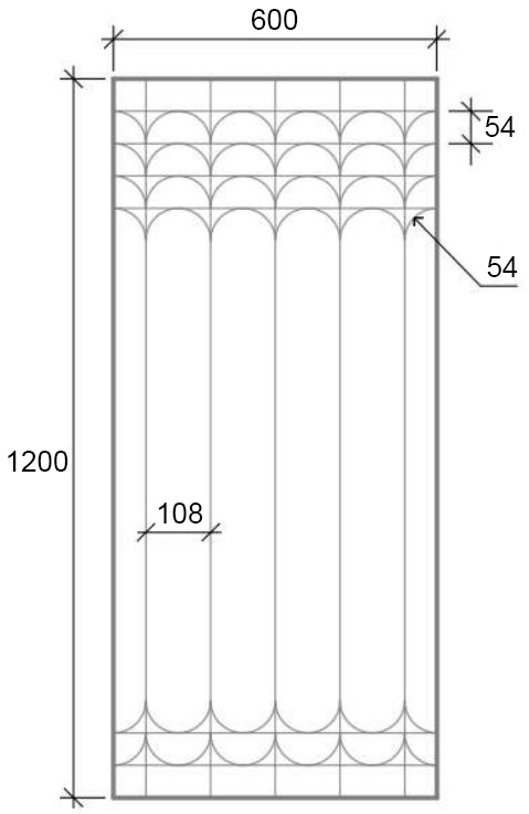 Сухой теплый пол Alfamix Basic Mini 1200x600/20 мм, под трубу 10 мм (шаг 108 мм), 0,65 м²