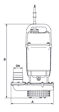 Погружной дренажный насос для чистой воды Shimge QDX 3-24-0.75L