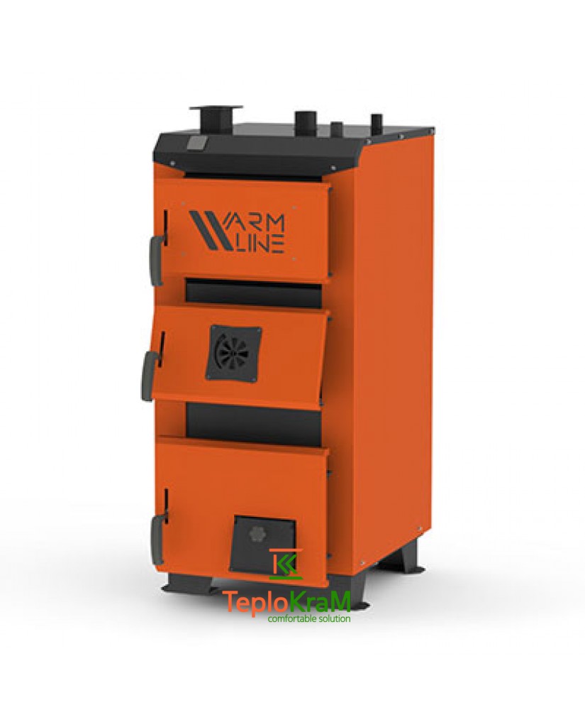 Котел твердопаливний Warmline Plus 21 кВт з комплектом автоматики