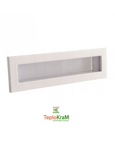 Вентиляционная решетка с сеткой Darco KRVSM, 220х95 мм, белая