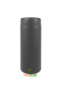 Труба дымоходная Darco 0,5 м Ø 120 черная сталь 2 мм