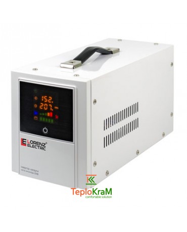 Инвертор напряжения Lorenz Electric ЛІ-1000С (700 Вт, вх. 140-275 В, вых. 220 В, чистый синус, 12 В АБ)