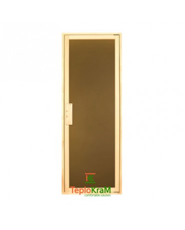 Дверь для сауны DUO Sateen TESLI 1900x700 мм