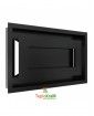 Вентиляционная решетка Kratki 22/37C/WIND 22x37 см, черная