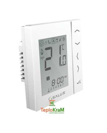 Кімнатний термостат 4 в 1, Salus VS10W, білий