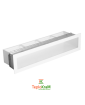 Вентиляционная решетка с рамкой V-OPEN I / R 900х70 белая Ventlab