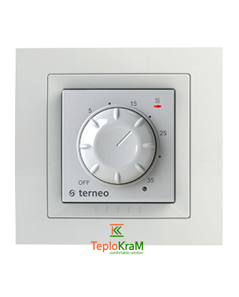 Терморегулятор TERNEO ROL White / Ivory
