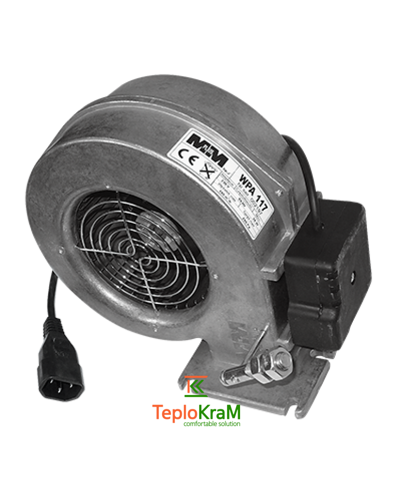 Вентилятор для котлів потужністю до 25 кВт TECH WPA-117