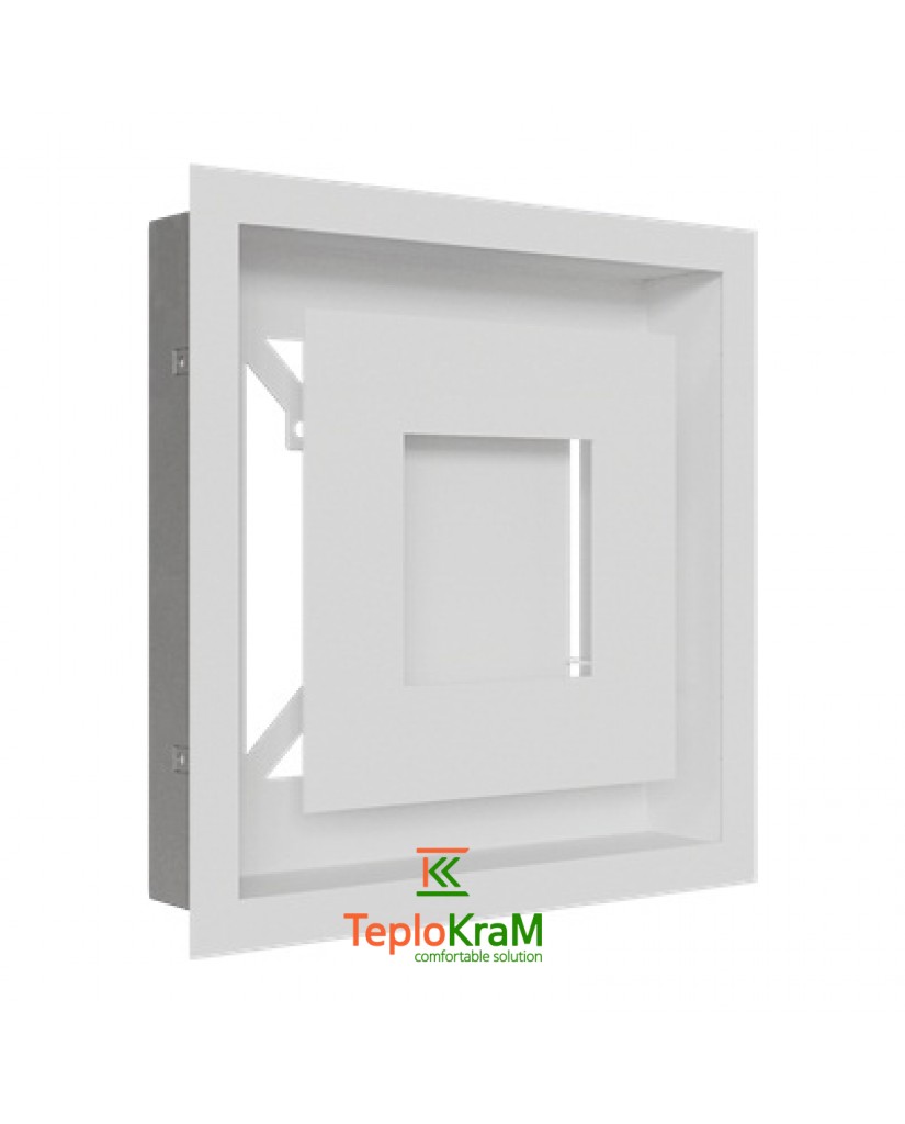 Вентиляционная решетка Kratki 22B/WIND 22x22 см, белая