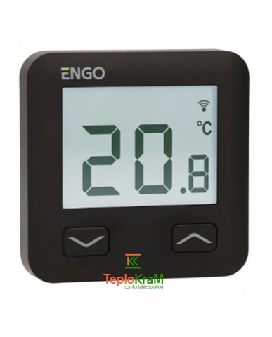 Інтернет-термостат з WI-FI ENGO E10B230WiFi, 230 В (чорний)