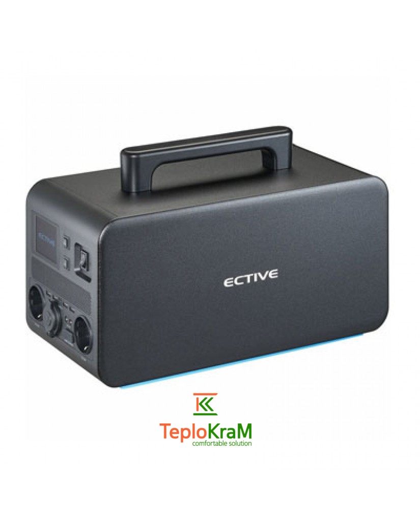 Портативна зарядна станція ECTIVE BlackBox 10, 40 А/год, 25,6 В, 1036 Вт (заряд від розетки 6:13 год. до 100%)
