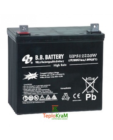 Акумулятор AGM B.B. Battery UPS 12220 12 В, 55 А/год