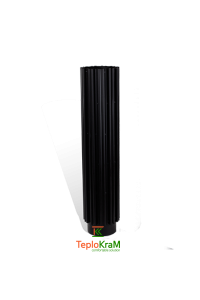 Труба-радиатор Versia-Lux 1 м Ø 150 черная сталь 2 мм