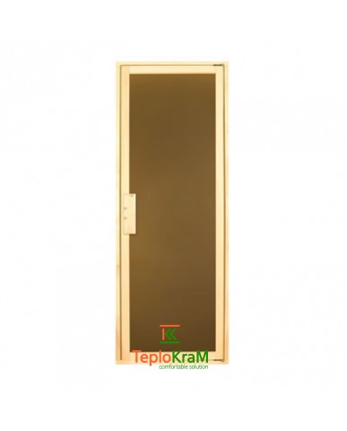 Дверь для сауны DUO Sateen TESLI 1900x700 мм