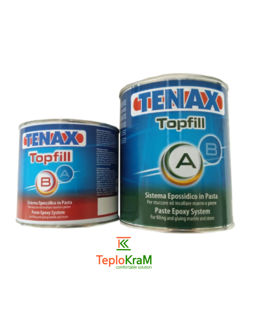 Клей эпоксидный Topfill (А + В) прозрачный Tenax 1,25 л