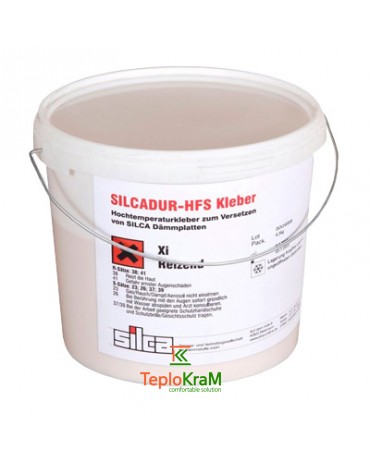 Термостійкий клей Silcadur HFS, відро 6,5 кг