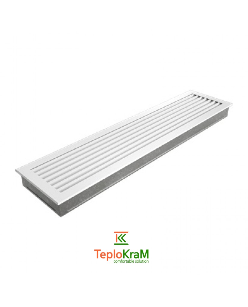 Вентиляционная решетка Kratki 70B/FRESH 17x70 см, белая