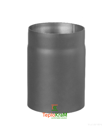 Труба дымоходная Darco 0,25 м Ø 160 черная сталь 2 мм