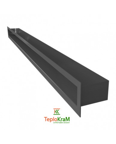Вентиляційна тунельна решітка Kratki TUNEL/6/100/G, графітова