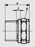 Муфта редукційна бронзова Conex Banninger 22 мм х внутрішня різьба 1
